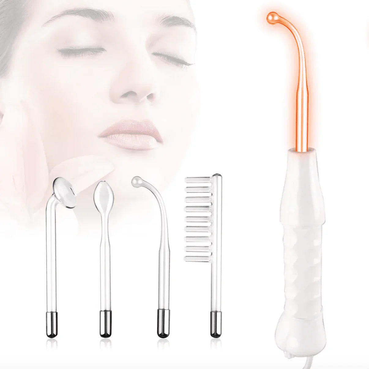High-Frequency Skin Therapy Device for Smooth Skin