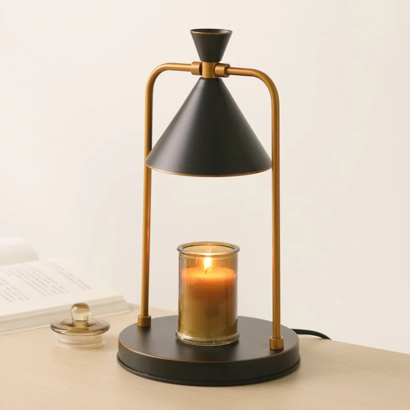 Vintage Candle Warmer with Lamp Function