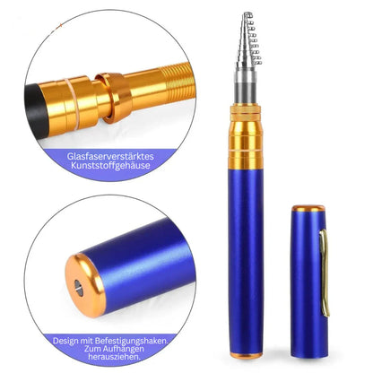 Small Fishing Set with Telescopic Rod – Foldable Fishing Rod for On the Go