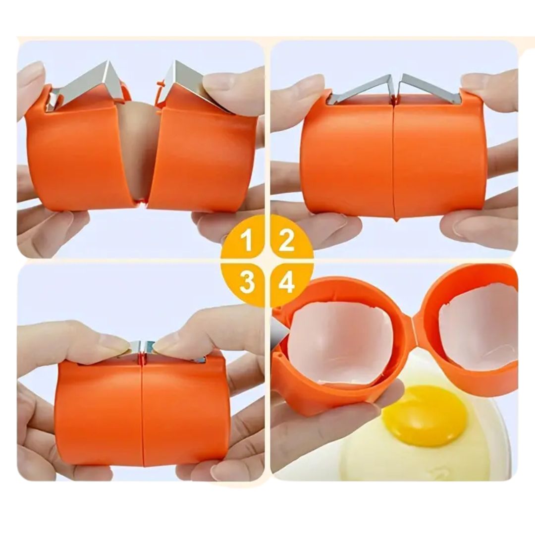 Handy Egg Opener for Boiled and Raw Eggs