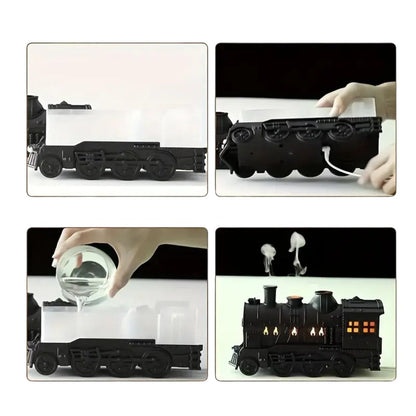 Aromatic Air Humidifier in Nostalgic Locomotive Design