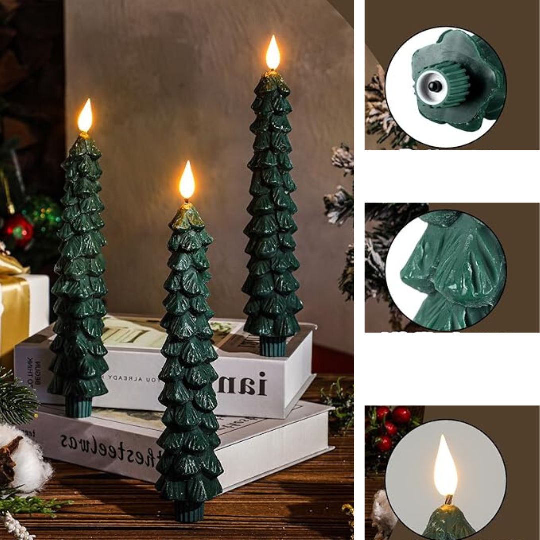 LED Candle Lights for a Cozy Christmas Atmosphere