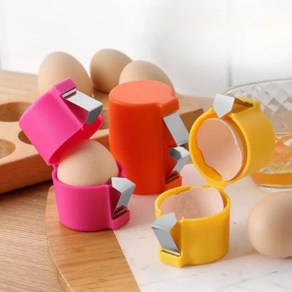Handy Egg Opener for Boiled and Raw Eggs