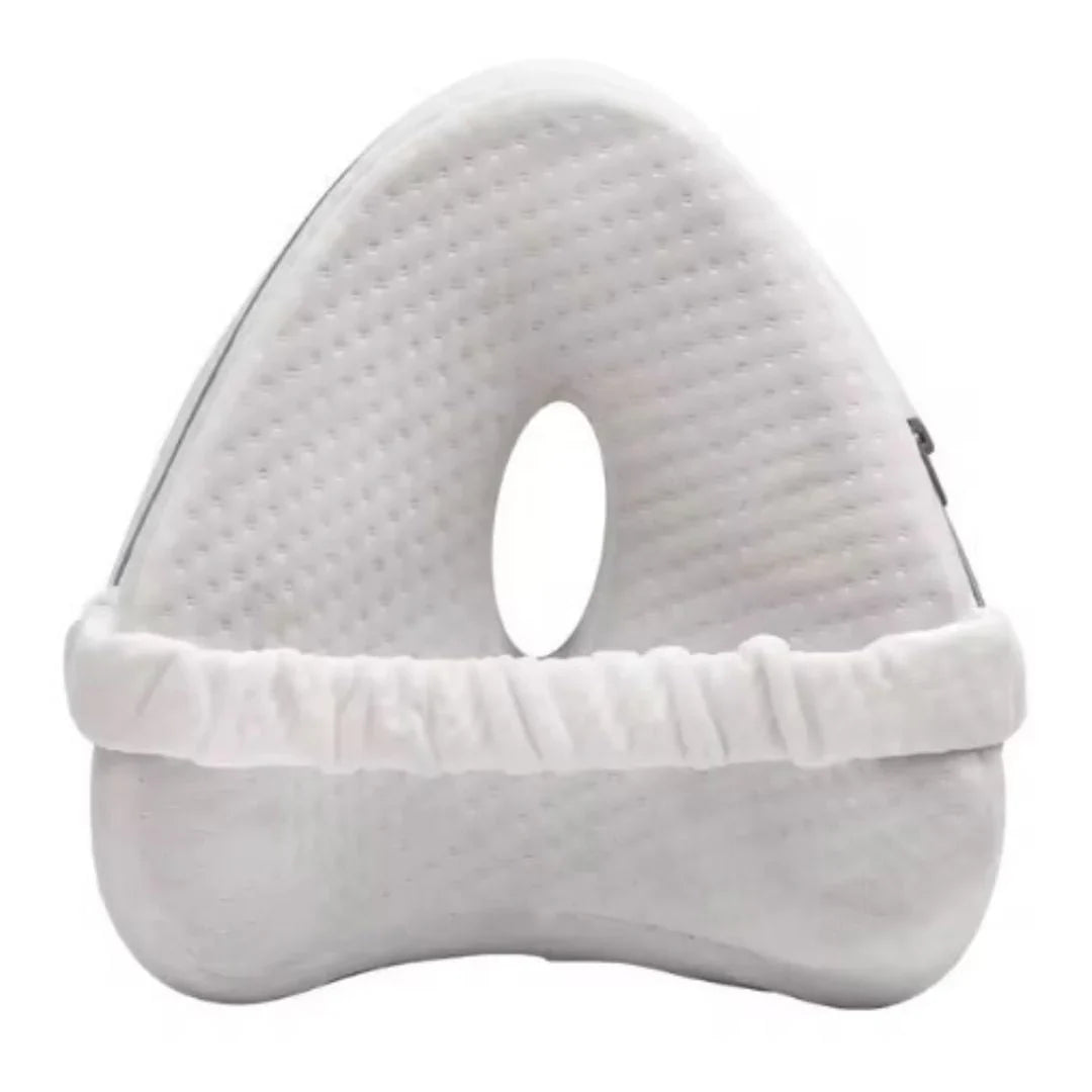 Ergonomic Knee Pillow for Side Sleepers – Orthopedic Leg Pillow with Memory Foam