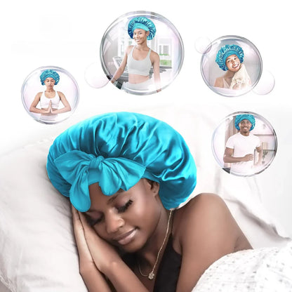 Satin Headband for Women – Comfortable Sleep Cap for Restful Nights