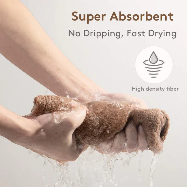 Quick-Drying Microfiber Hair Towels | 3-Piece Set