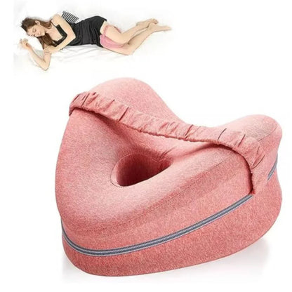 Ergonomic Knee Pillow for Side Sleepers – Orthopedic Leg Pillow with Memory Foam