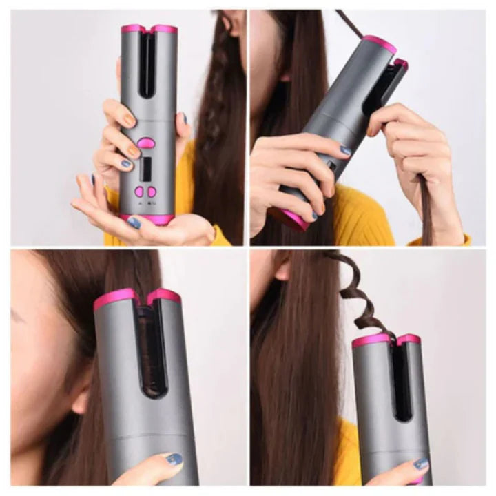 PerfectCurl Cordless Curling Styler – Automatic Hair Tool for Dreamy Curls, Rechargeable