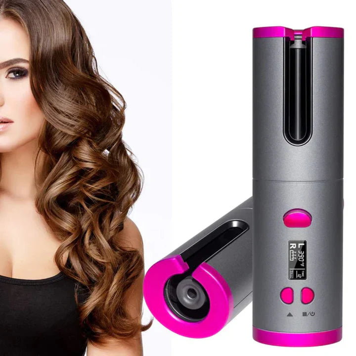 PerfectCurl Cordless Curling Styler – Automatic Hair Tool for Dreamy Curls, Rechargeable
