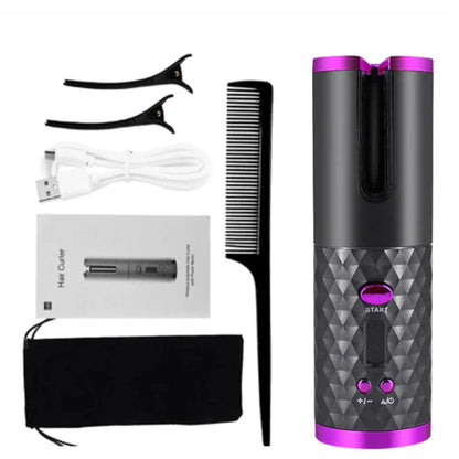 PerfectCurl Cordless Curling Styler – Automatic Hair Tool for Dreamy Curls, Rechargeable