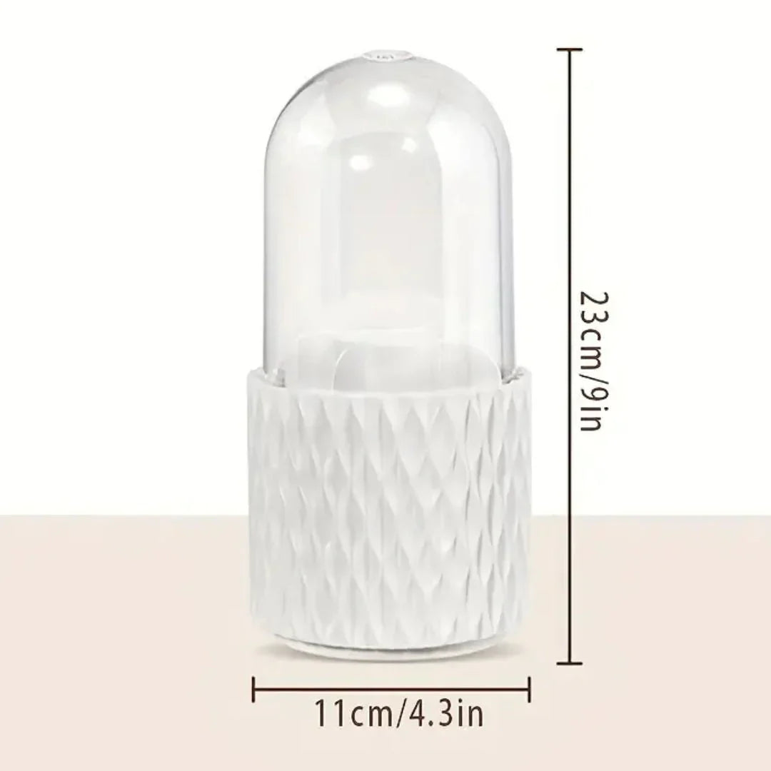 Luxury Makeup Brush Holder with Protective Cover – Elegant Storage for Your Makeup Brushes