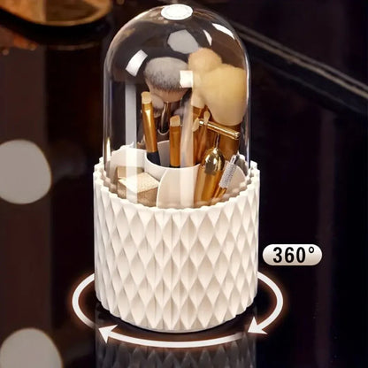Luxury Makeup Brush Holder with Protective Cover – Elegant Storage for Your Makeup Brushes