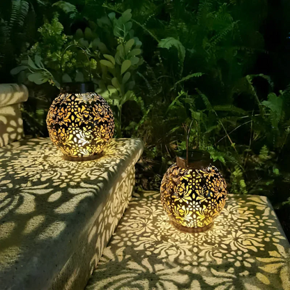 Solar-Powered LED Garden Lantern – Weatherproof and Decorative