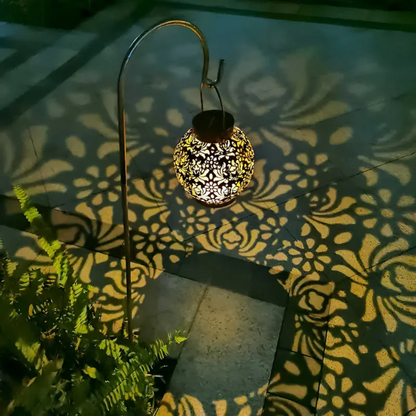 Solar-Powered LED Garden Lantern – Weatherproof and Decorative