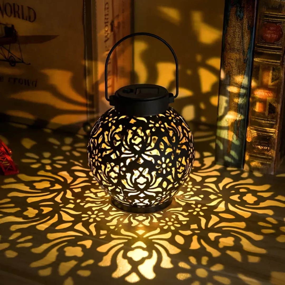 Solar-Powered LED Garden Lantern – Weatherproof and Decorative