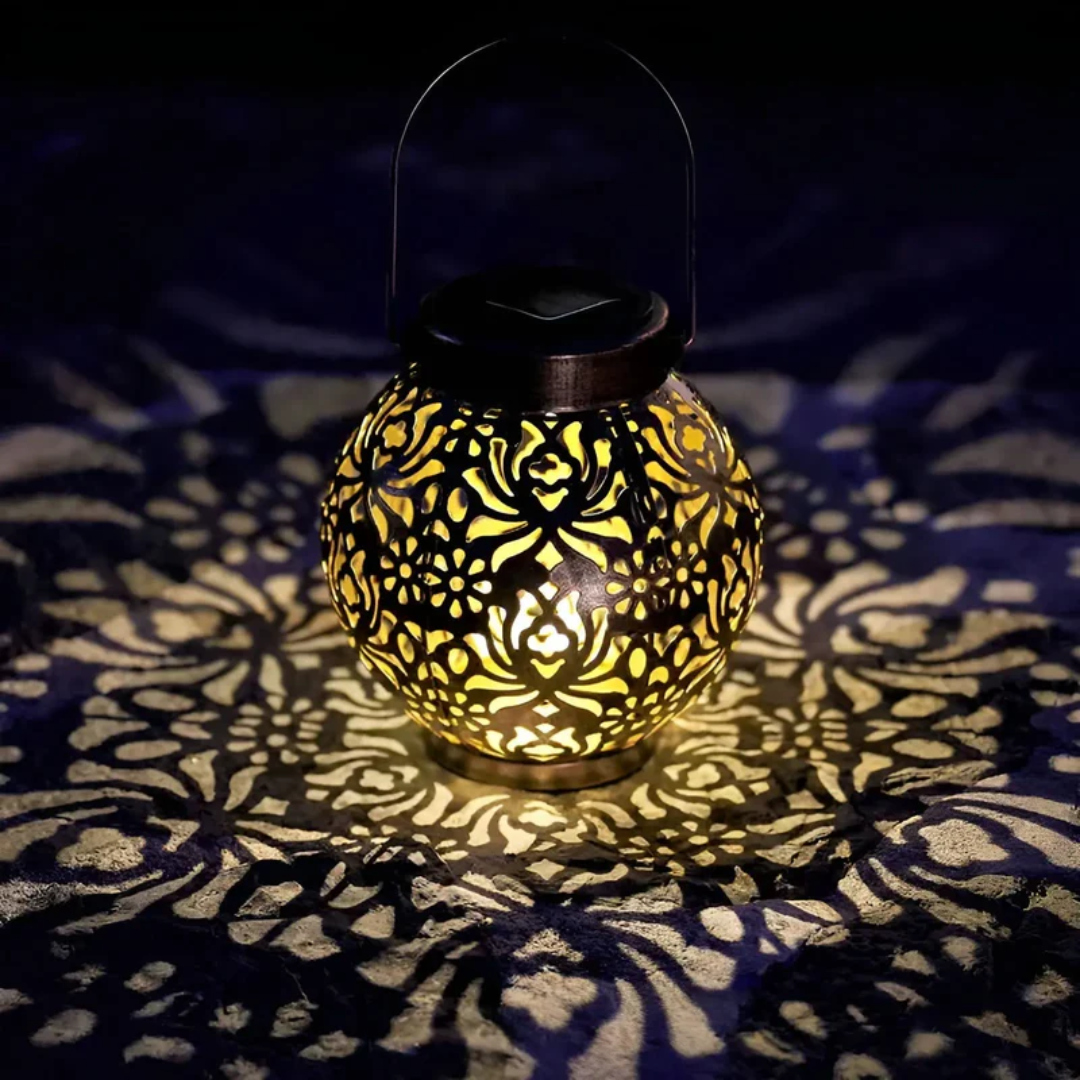 Solar-Powered LED Garden Lantern – Weatherproof and Decorative