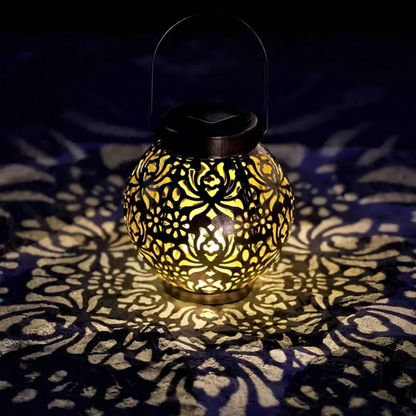 Solar-Powered LED Garden Lantern – Weatherproof and Decorative