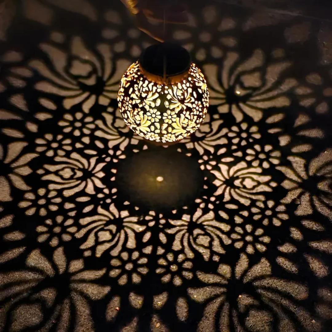Solar-Powered LED Garden Lantern – Weatherproof and Decorative