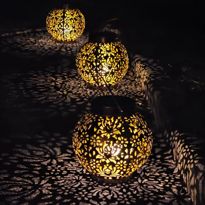 Solar-Powered LED Garden Lantern – Weatherproof and Decorative
