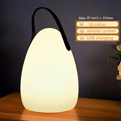 Cordless Waterproof Table Lamp for Outdoor Use