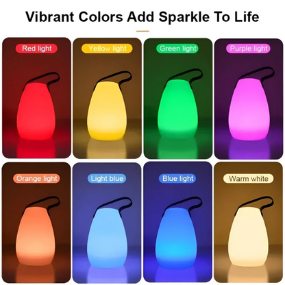 Cordless Waterproof Table Lamp for Outdoor Use