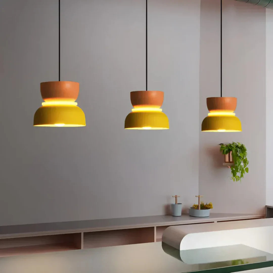 Macaron Design Pendant Light with LED Technology