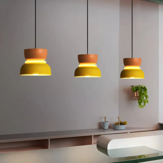 Macaron Design Pendant Light with LED Technology