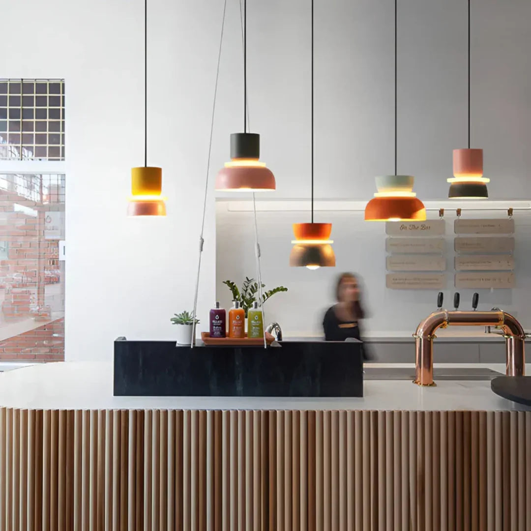 Macaron Design Pendant Light with LED Technology