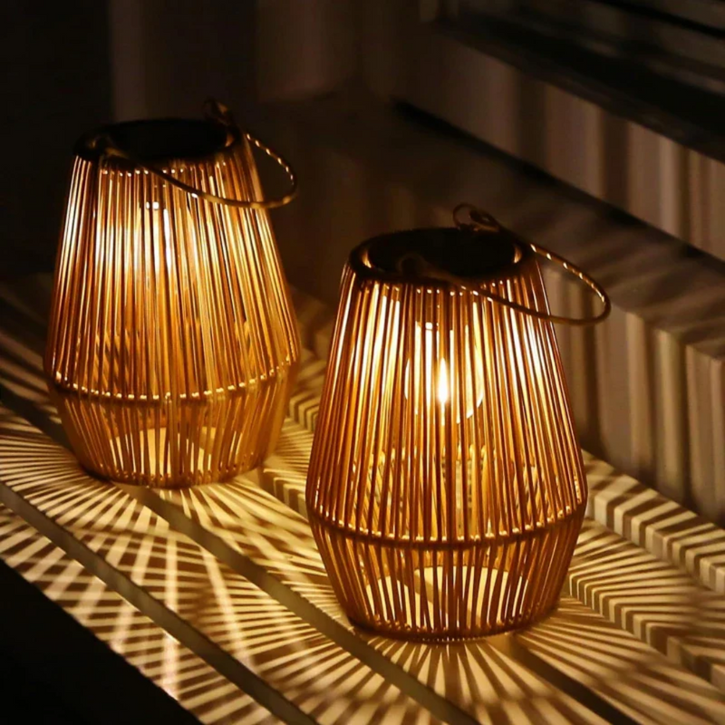 Artistic Solar Garden Light with Durable Design