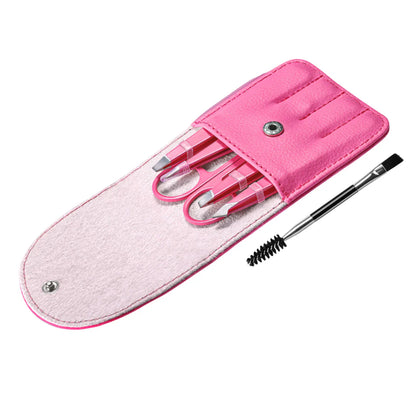 Professional Tweezer Set for Precise Eyebrow Shaping