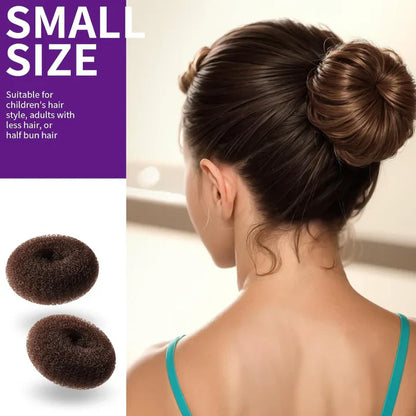 Donut Hair Bun Set – Voluminous Bun Helper for Perfect Updo Hairstyles