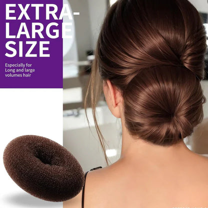 Donut Hair Bun Set – Voluminous Bun Helper for Perfect Updo Hairstyles