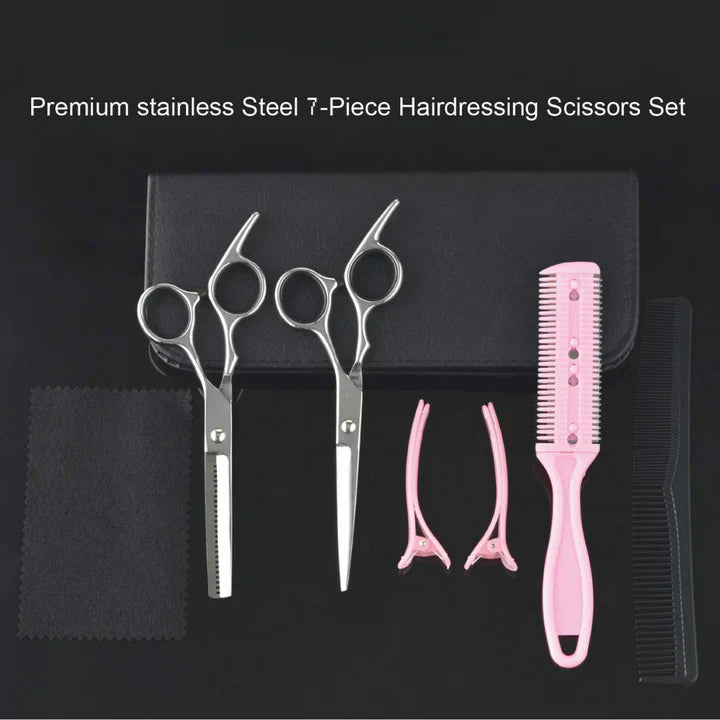 Premium Hair Care Set | Cutting and Thinning Scissors for Professionals