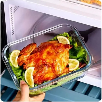 Glass Food Storage Container Set – Airtight Storage Containers for Kitchen and Pantry