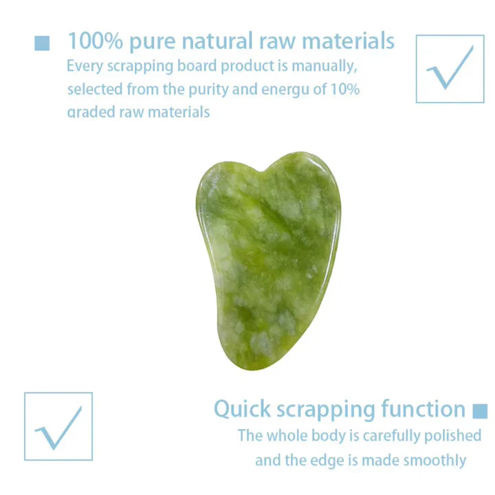 Sofortiges Glühen Gua Sha & Jade Roller Set – für Strahlende Haut und Entspannung