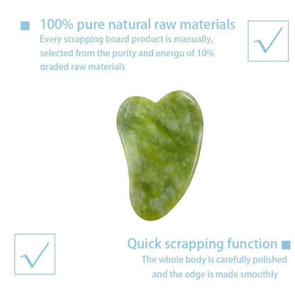 Sofortiges Glühen Gua Sha & Jade Roller Set – für Strahlende Haut und Entspannung