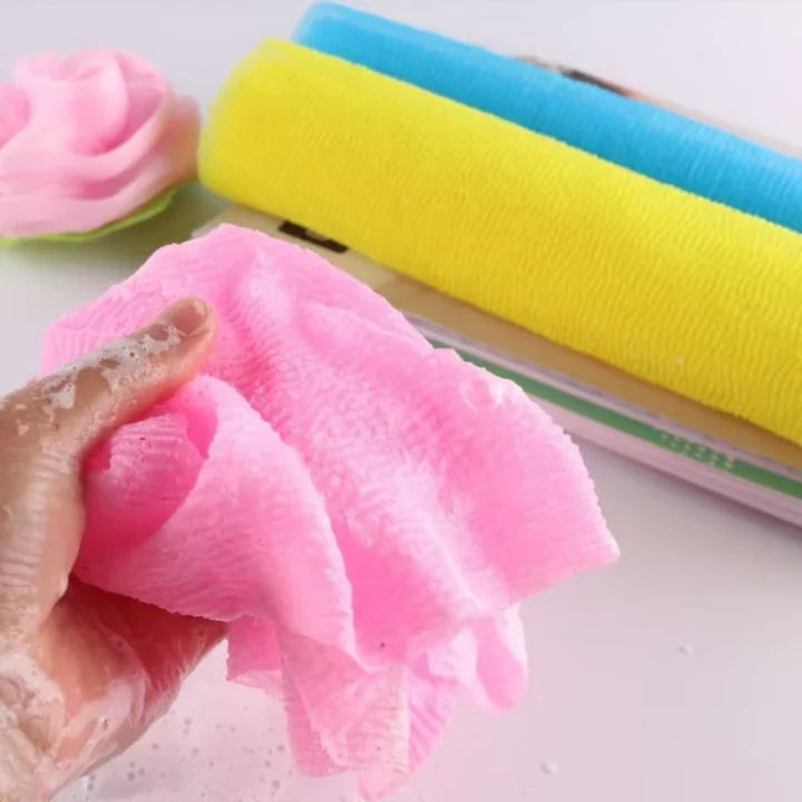 3-Pack Exfoliating Shower Scrub Cloths – Deep Cleansing & Gentle Skin Renewal