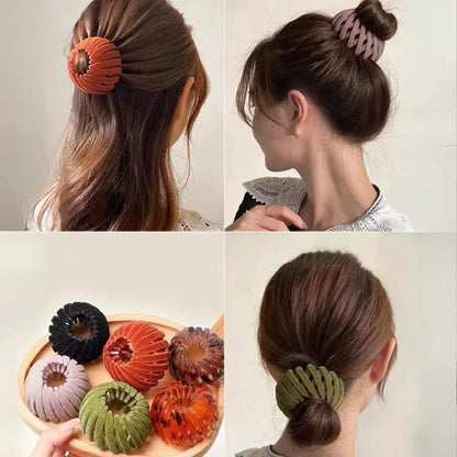 Elastic Bird’s Nest Hair Clip – Secure Hold & Stylish Design