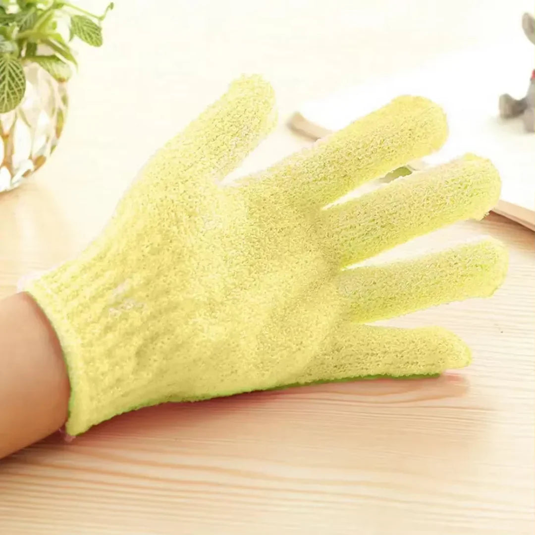 Exfoliating Bath Gloves – Exfoliating Shower Gloves for Smooth Skin in a 2-Pack