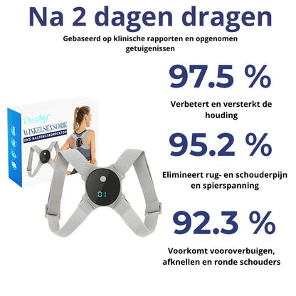 Intelligent EMS Posture Corrector with Vibration Sensor