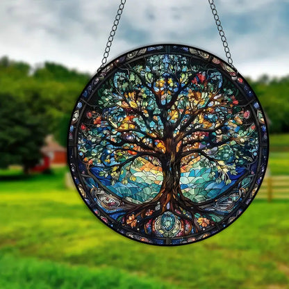 Magical Light Catcher with Tree Design