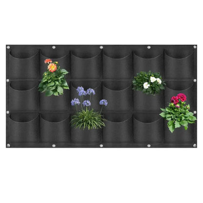 Felt Wall-Mounted Grow Bag – Three-Dimensional Non-Woven Planter Pocket for Vertical Gardens