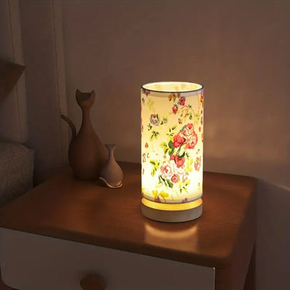 Linen-look table lamp – ambient lighting for your home