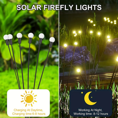 Solar Garden Lights with Flexible LED Balls – Waterproof Decorative Lights for Flower Beds and Paths in Outdoor Areas