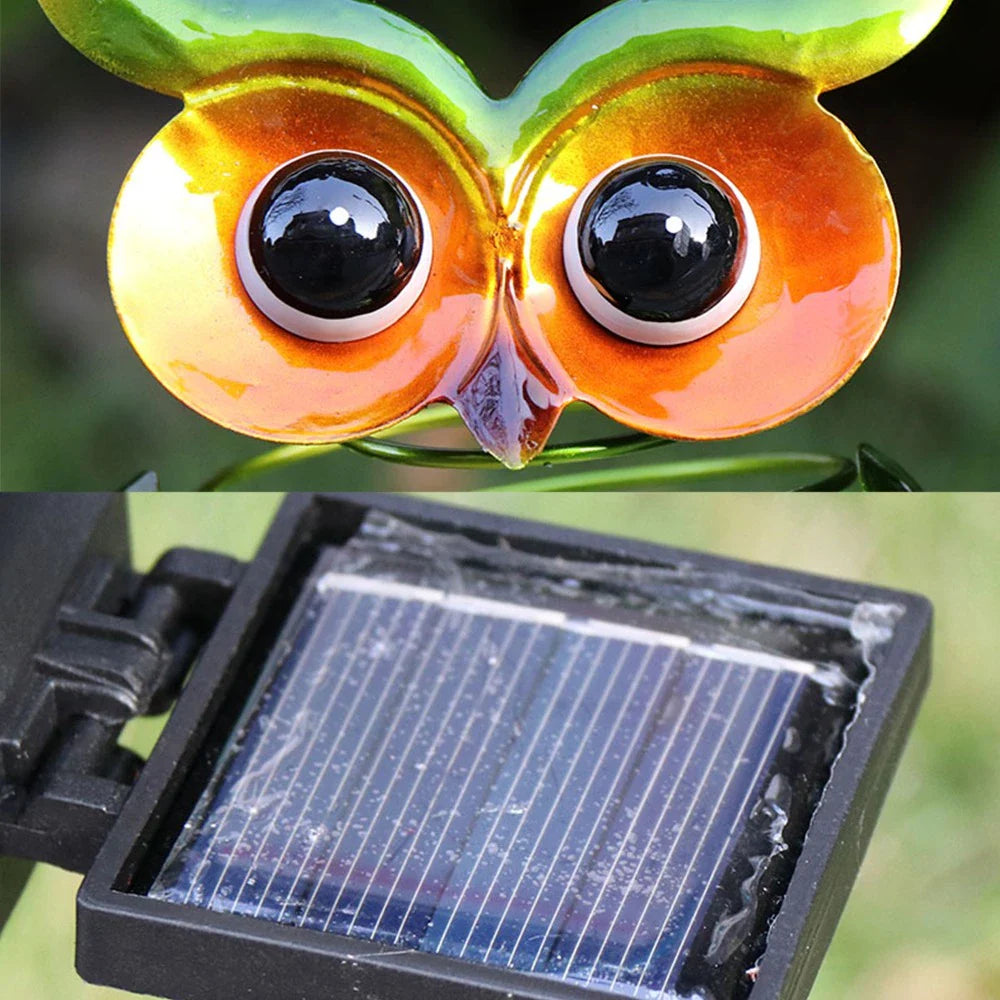 Solar LED Garden Light Owl – Color-Changing Outdoor Lighting for Garden and Terrace
