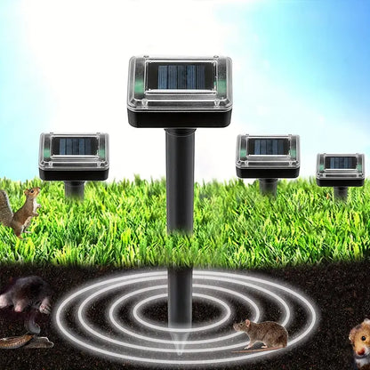 Solar-Powered Ultrasonic Snake and Pest Repeller – Effective Device for the Garden