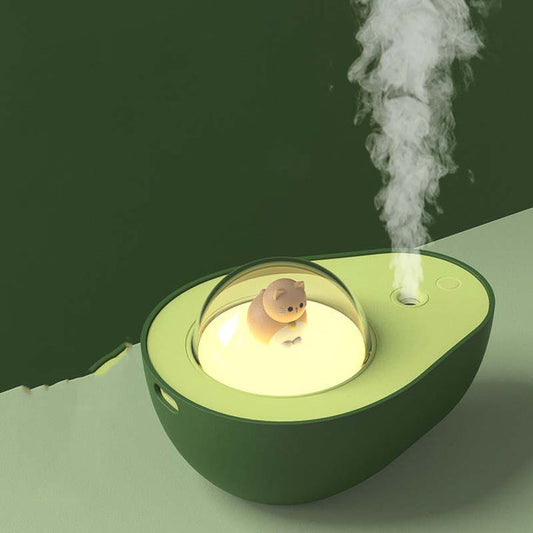 Avocado Humidifier with Night Light – Freshness and Cozy Comfort