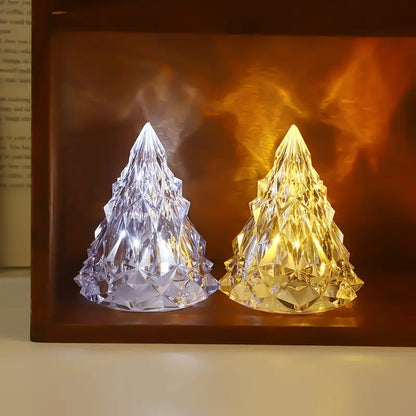 LED Mini Crystal Light – Ambient Table Lamp with Warm Light