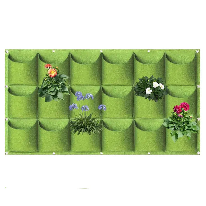 Felt Wall-Mounted Grow Bag – Three-Dimensional Non-Woven Planter Pocket for Vertical Gardens
