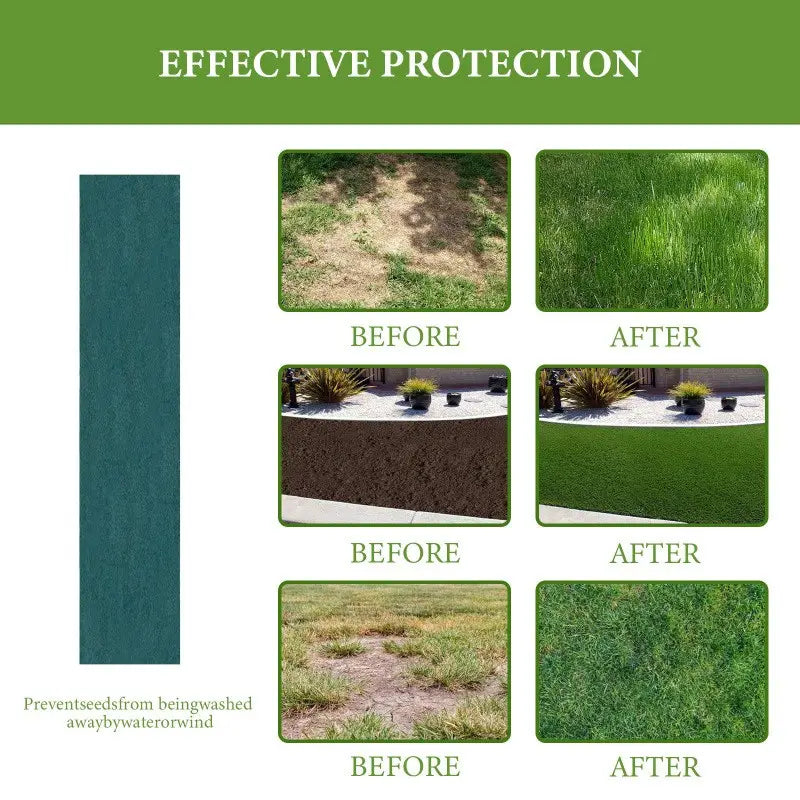 Biodegradable Grass Seed Mat – Easy Lawn Establishment for Your Garden